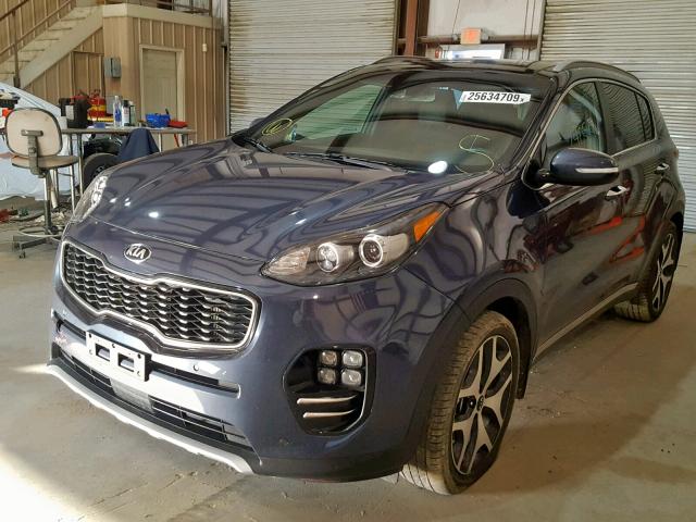 KNDPR3A62H7098234 - 2017 KIA SPORTAGE S BLUE photo 9