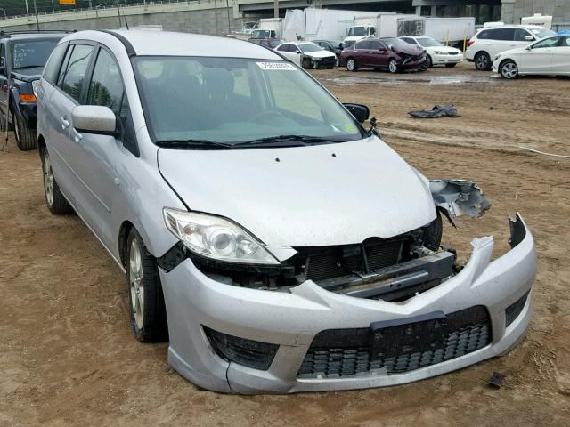 JM1CR29L580303623 - 2008 MAZDA 5 SILVER photo 1