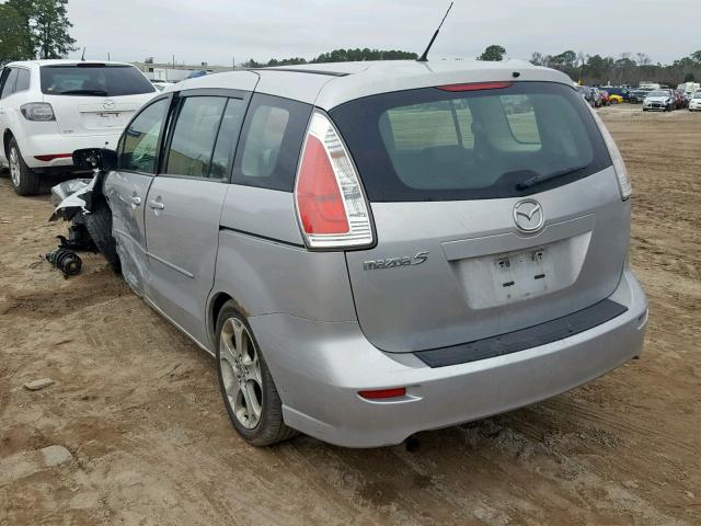 JM1CR29L580303623 - 2008 MAZDA 5 SILVER photo 3