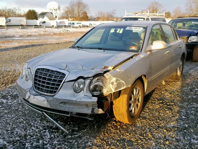 KNALD124X55066893 - 2005 KIA AMANTI SILVER photo 9