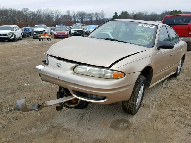 1G3NL52E63C228347 - 2003 OLDSMOBILE ALERO GL GOLD photo 2