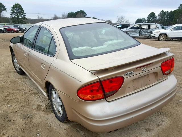 1G3NL52E63C228347 - 2003 OLDSMOBILE ALERO GL GOLD photo 3