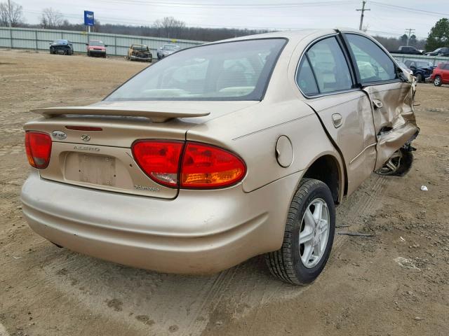 1G3NL52E63C228347 - 2003 OLDSMOBILE ALERO GL GOLD photo 4