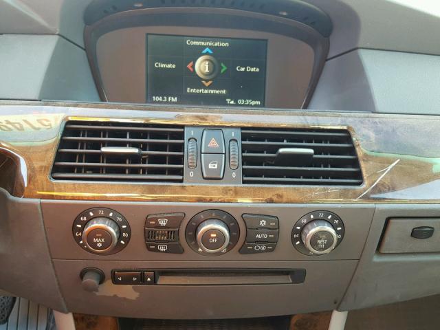 WBANN73506CN01384 - 2006 BMW 530 XIT GREEN photo 9