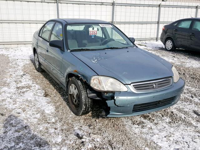 2HGEJ6612YH574033 - 2000 HONDA CIVIC BASE Yaşıl foto 1