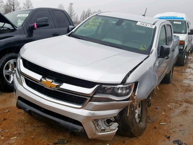 1GCGTBE38G1332504 - 2016 CHEVROLET COLORADO SILVER photo 2