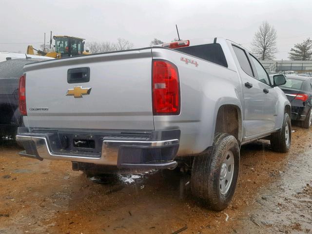 1GCGTBE38G1332504 - 2016 CHEVROLET COLORADO SILVER photo 4