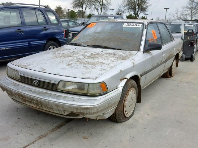 JT2SV21E3M0376478 - 1991 TOYOTA CAMRY DLX ვერცხლისფერი ფოტო 2
