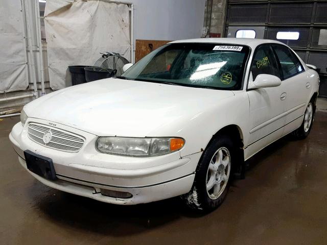 2G4WB55K211166307 - 2001 BUICK REGAL LS WHITE photo 2