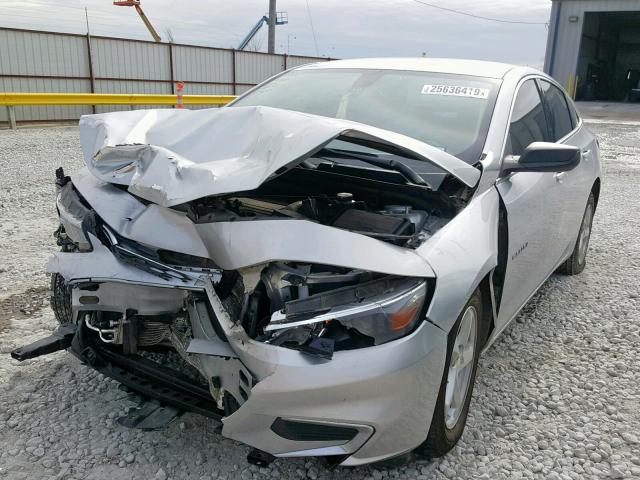 1G1ZB5ST9GF243084 - 2016 CHEVROLET MALIBU LS SILVER photo 2