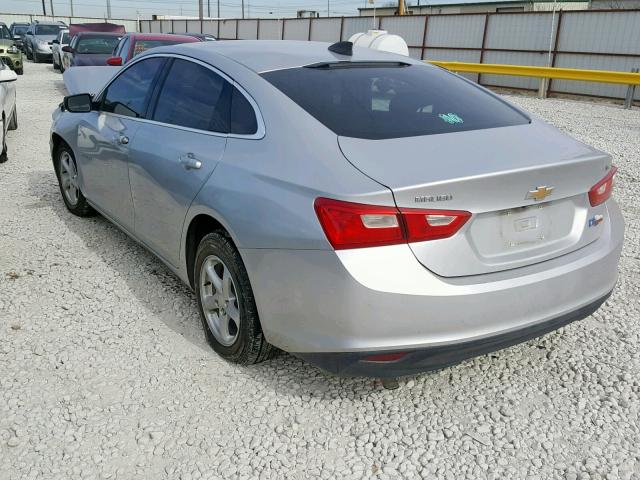 1G1ZB5ST9GF243084 - 2016 CHEVROLET MALIBU LS SILVER photo 3