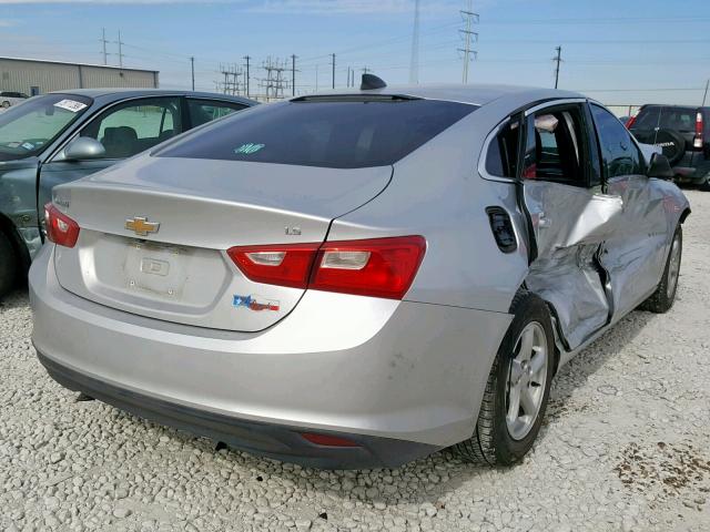 1G1ZB5ST9GF243084 - 2016 CHEVROLET MALIBU LS SILVER photo 4