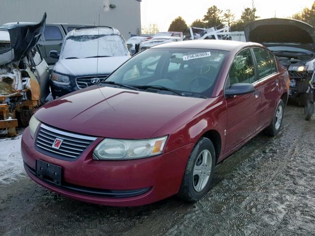 1G8AG52FX5Z147437 - 2005 SATURN ION LEVEL RED photo 2