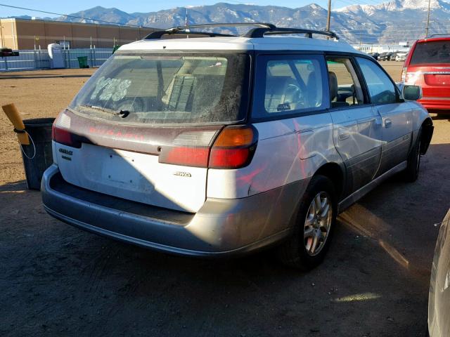 4S3BH6862Y7667653 - 2000 SUBARU LEGACY OUT WHITE photo 4