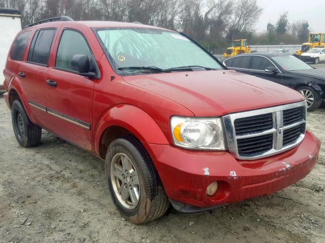 1D8HD48N88F134991 - 2008 DODGE DURANGO SL RED photo 1