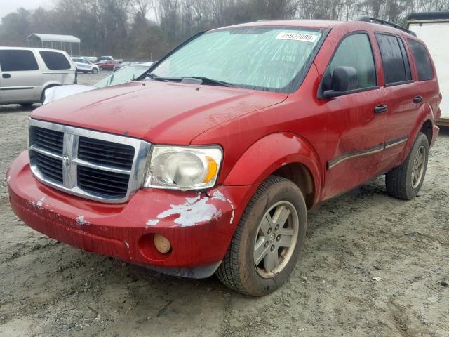 1D8HD48N88F134991 - 2008 DODGE DURANGO SL RED photo 2