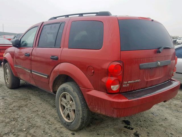 1D8HD48N88F134991 - 2008 DODGE DURANGO SL RED photo 3