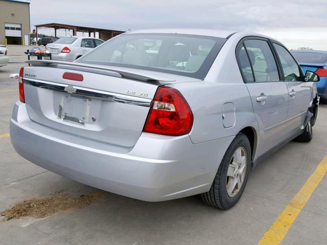 1G1ZT52835F339122 - 2005 CHEVROLET MALIBU LS SILVER photo 4