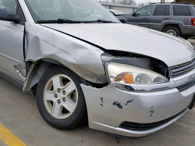 1G1ZT52835F339122 - 2005 CHEVROLET MALIBU LS SILVER photo 9