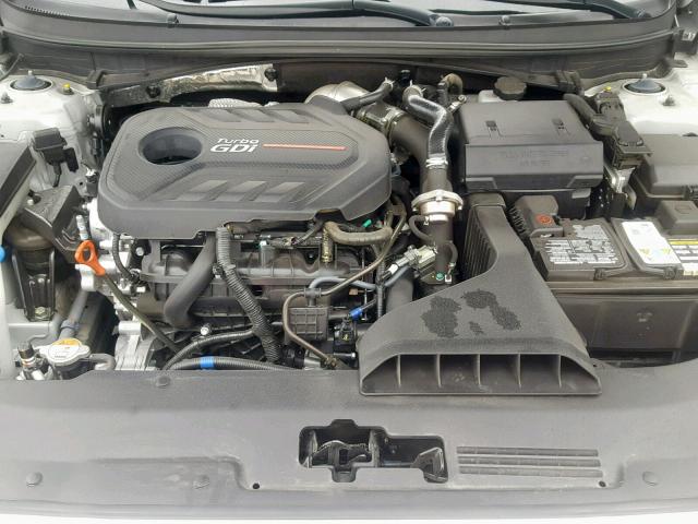 5NPE34AB4JH638650 - 2018 HYUNDAI SONATA SPO SILVER photo 7