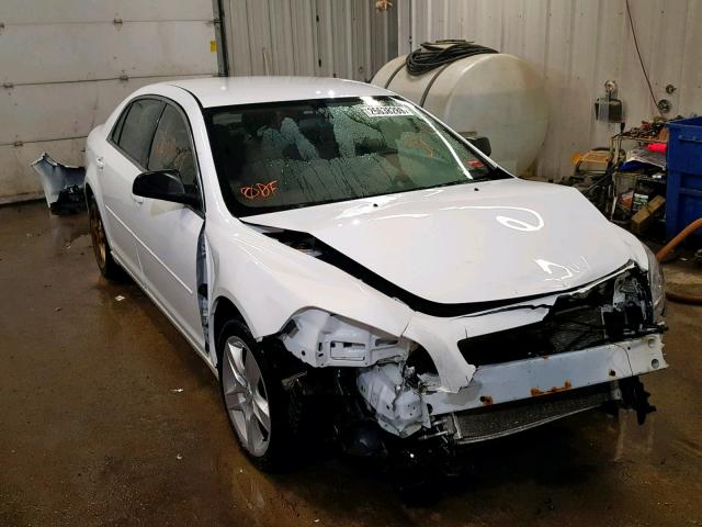 1G1ZG57B394220898 - 2009 CHEVROLET MALIBU LS WHITE photo 1
