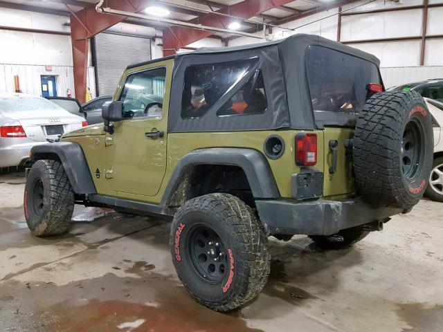 1C4AJWAG4DL528421 - 2013 JEEP WRANGLER S GREEN photo 3