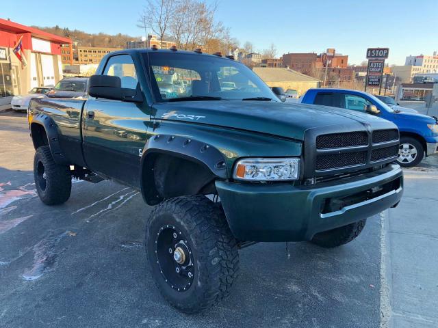 3B7KF26681M254973 - 2001 DODGE RAM 2500 GREEN photo 1