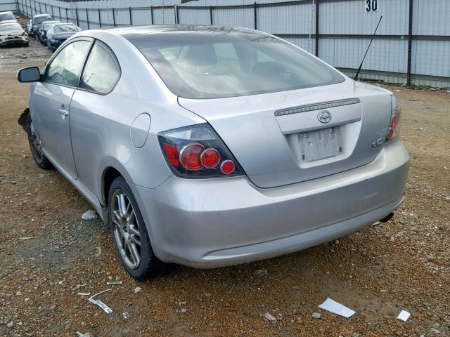 JTKDE167780251325 - 2008 TOYOTA SCION TC ვერცხლისფერი ფოტო 3