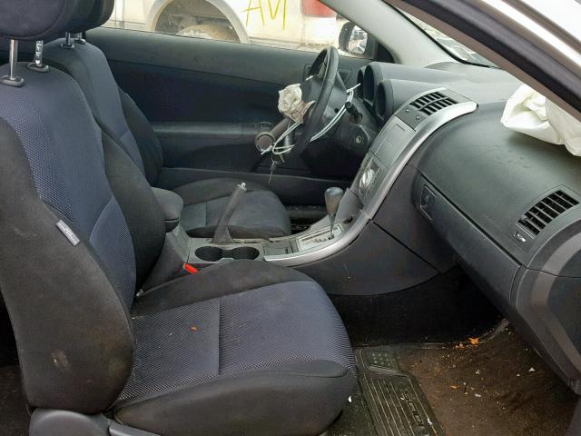 JTKDE167780251325 - 2008 TOYOTA SCION TC ვერცხლისფერი ფოტო 5