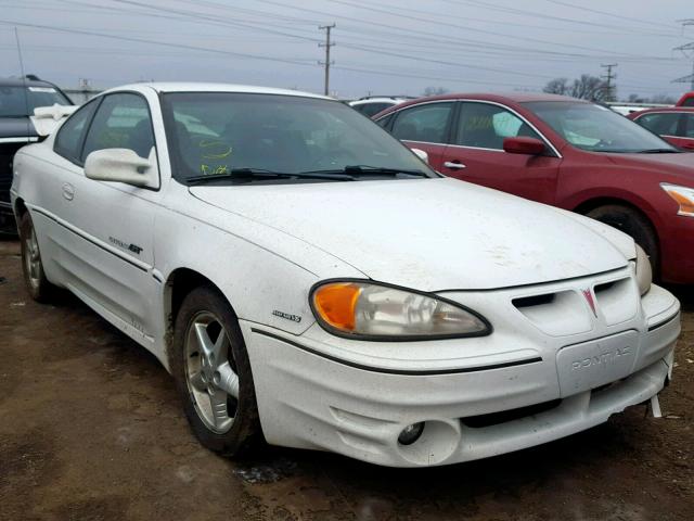 1G2NW12E0YM865255 - 2000 PONTIAC GRAND AM G WHITE photo 1