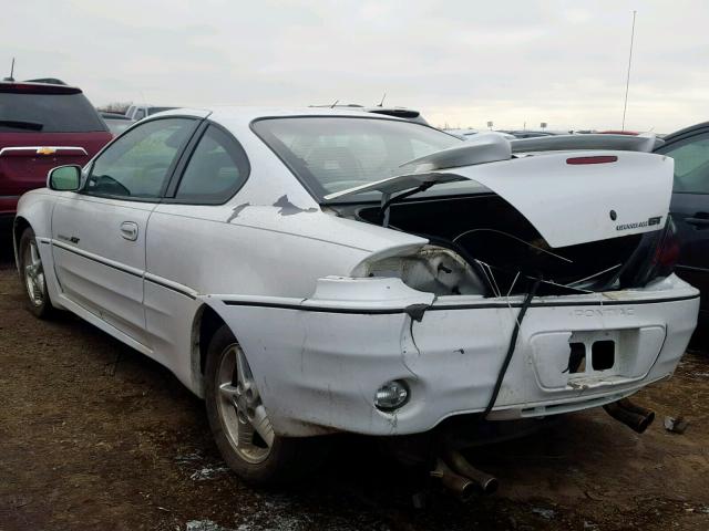 1G2NW12E0YM865255 - 2000 PONTIAC GRAND AM G WHITE photo 3