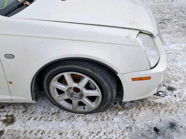 1G6DW677060101315 - 2006 CADILLAC STS WHITE photo 10