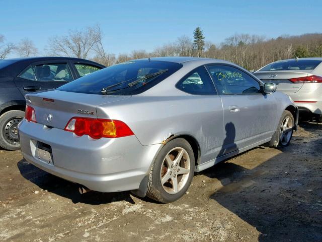JH4DC53002C015454 - 2002 ACURA RSX TYPE-S SILVER photo 4