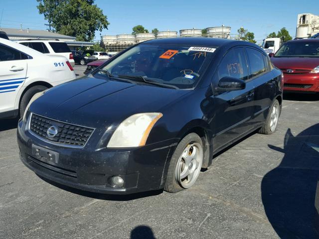 3N1AB61E08L627682 - 2008 NISSAN SENTRA 2.0 BLACK photo 2