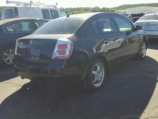 3N1AB61E08L627682 - 2008 NISSAN SENTRA 2.0 BLACK photo 4