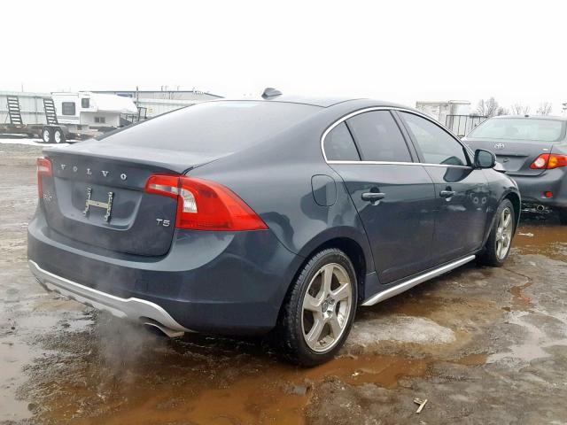 YV1612FS5D2181290 - 2013 VOLVO S60 T5 CHARCOAL photo 4