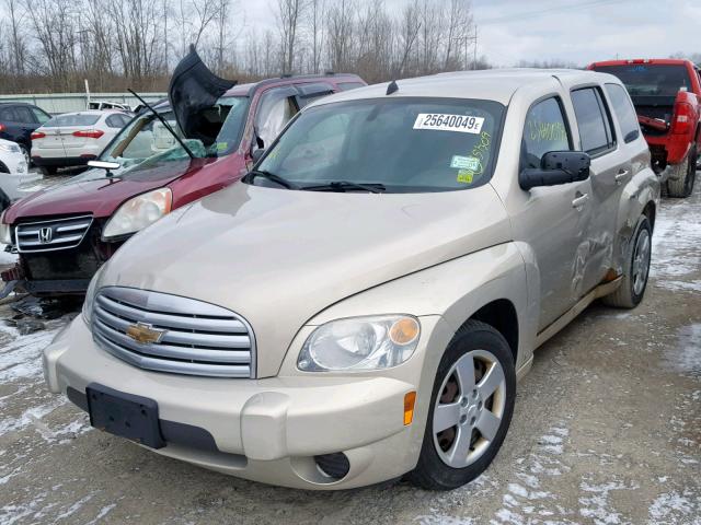 3GNCA13B79S636506 - 2009 CHEVROLET HHR LS Beige foto 2