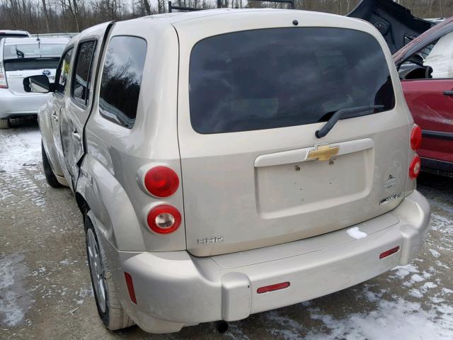 3GNCA13B79S636506 - 2009 CHEVROLET HHR LS Beige foto 3