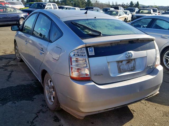 JTDKB20U283382771 - 2008 TOYOTA PRIUS SILVER photo 3