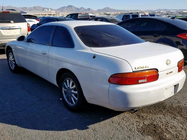 JT8JZ31C7P0015639 - 1993 LEXUS SC 300 WHITE photo 3