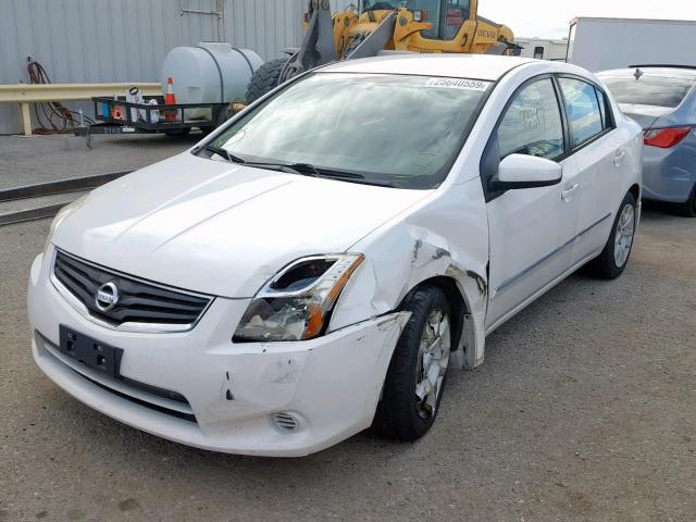 3N1AB6AP9AL633486 - 2010 NISSAN SENTRA 2.0 WHITE photo 2