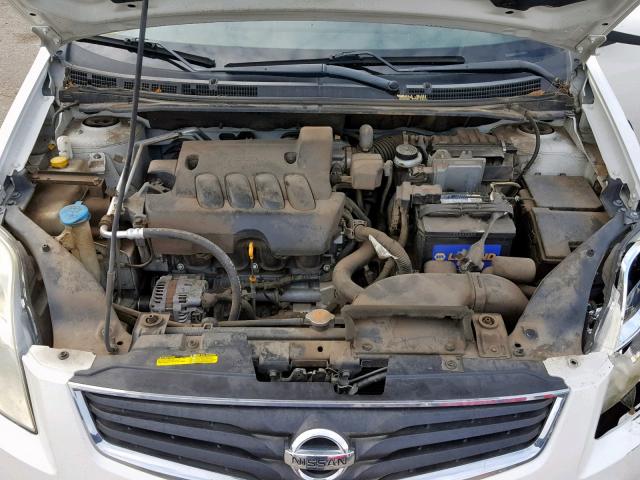 3N1AB6AP9AL633486 - 2010 NISSAN SENTRA 2.0 WHITE photo 7