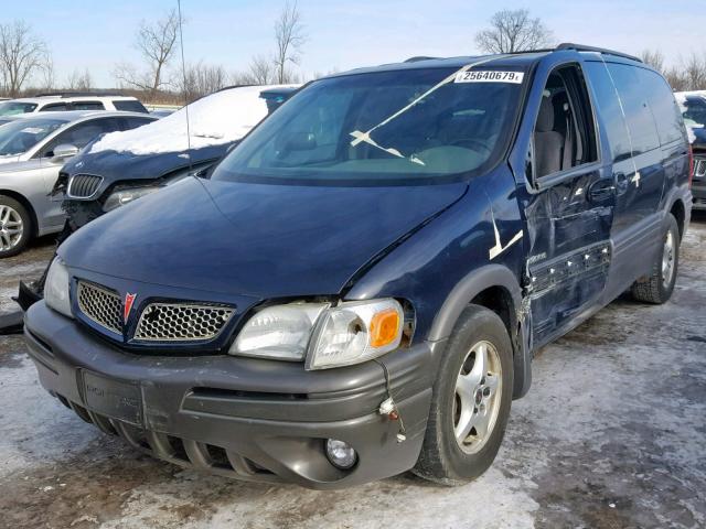 1GMDX03E03D321226 - 2003 PONTIAC MONTANA BLUE photo 2