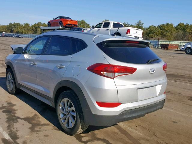 KM8J3CA41HU540388 - 2017 HYUNDAI TUCSON LIM SILVER photo 3