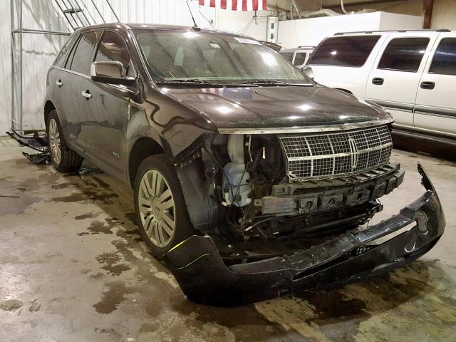 2LMDJ6JC9ABJ34662 - 2010 LINCOLN MKX BLACK photo 1