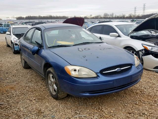 1FAHP55UX2G113493 - 2002 FORD TAURUS SES BLUE photo 1