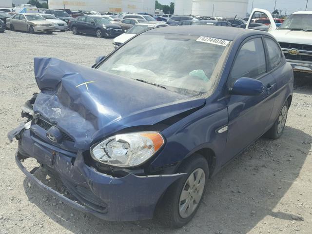 KMHCM3AC8BU198250 - 2011 HYUNDAI ACCENT GL BLUE photo 2