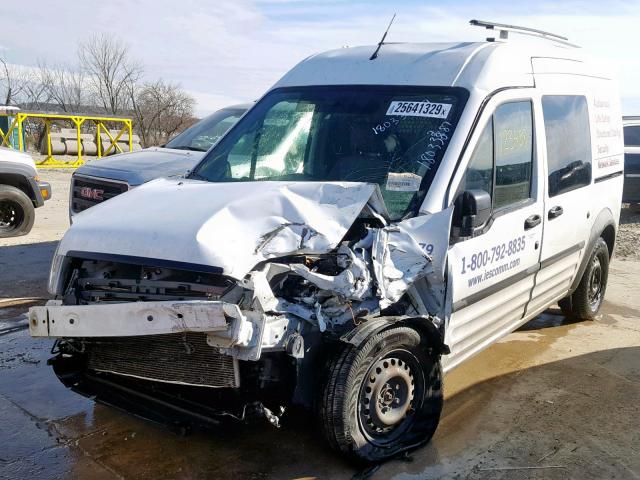 NM0LS6AN2DT145479 - 2013 FORD TRANSIT CO WHITE photo 2