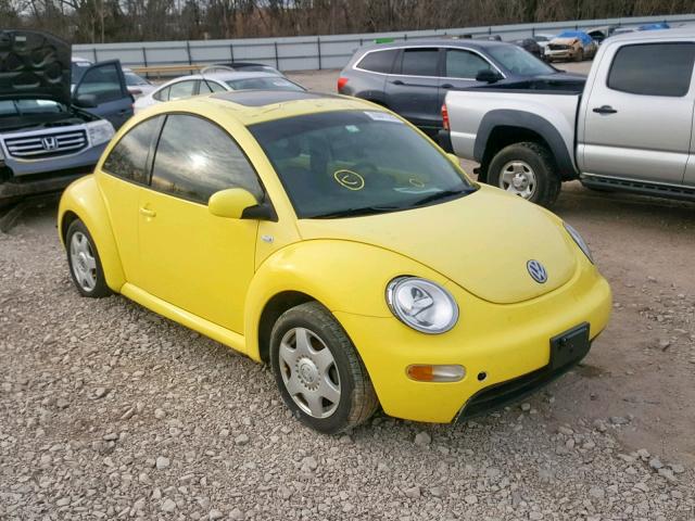 3VWCB21C11M468911 - 2001 VOLKSWAGEN NEW BEETLE 黄色 照片 1