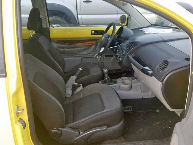 3VWCB21C11M468911 - 2001 VOLKSWAGEN NEW BEETLE 黄色 照片 5